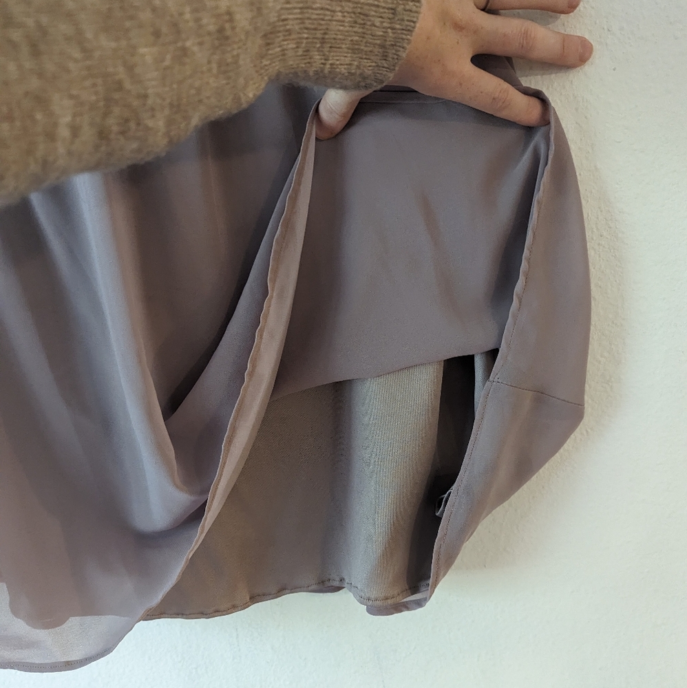 Lulus Forevermore Taupe Skater Dress View 5